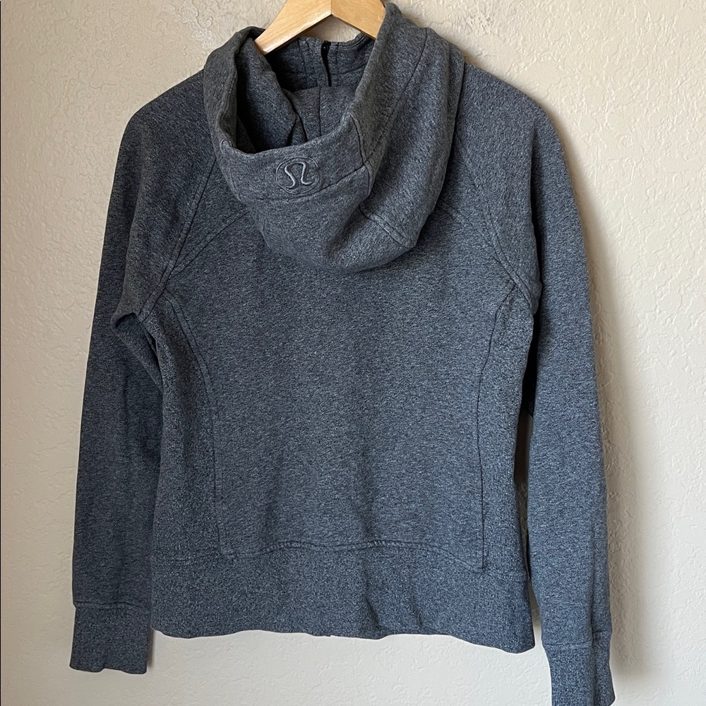 Lululemon full zip scuba hoodie heathered grey - Picture 10 of 12